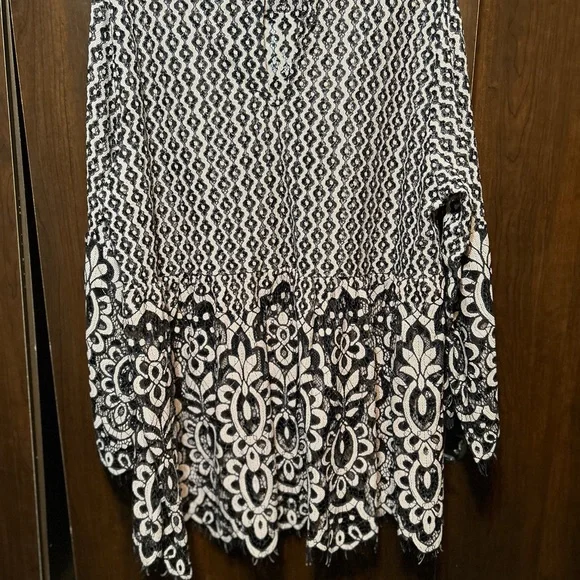 Lane Bryant Black and Pink Floral Blouse - Picture 5 of 5